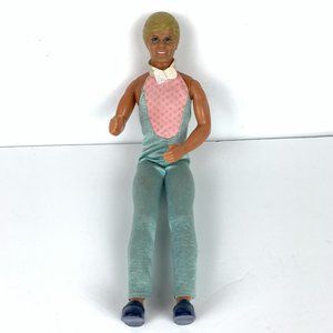 Vintage‎ Ken Doll Ice Capades 1983 Molded Hair 1-piece tuxedo leotard Barbie